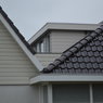 alleen regenpijp in de kleur