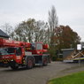 de kraan is ook gearriveerd