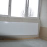 de radiator is gemonteerd