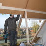 de sporen worden doorgezaagt