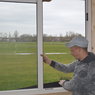 en het glas erin